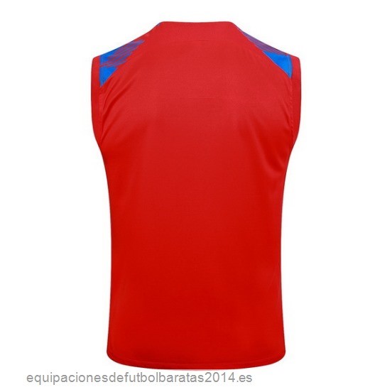 Nuevo Entrenamiento Sin Mangas Barcelona 23/24 Rojo Azul Baratas